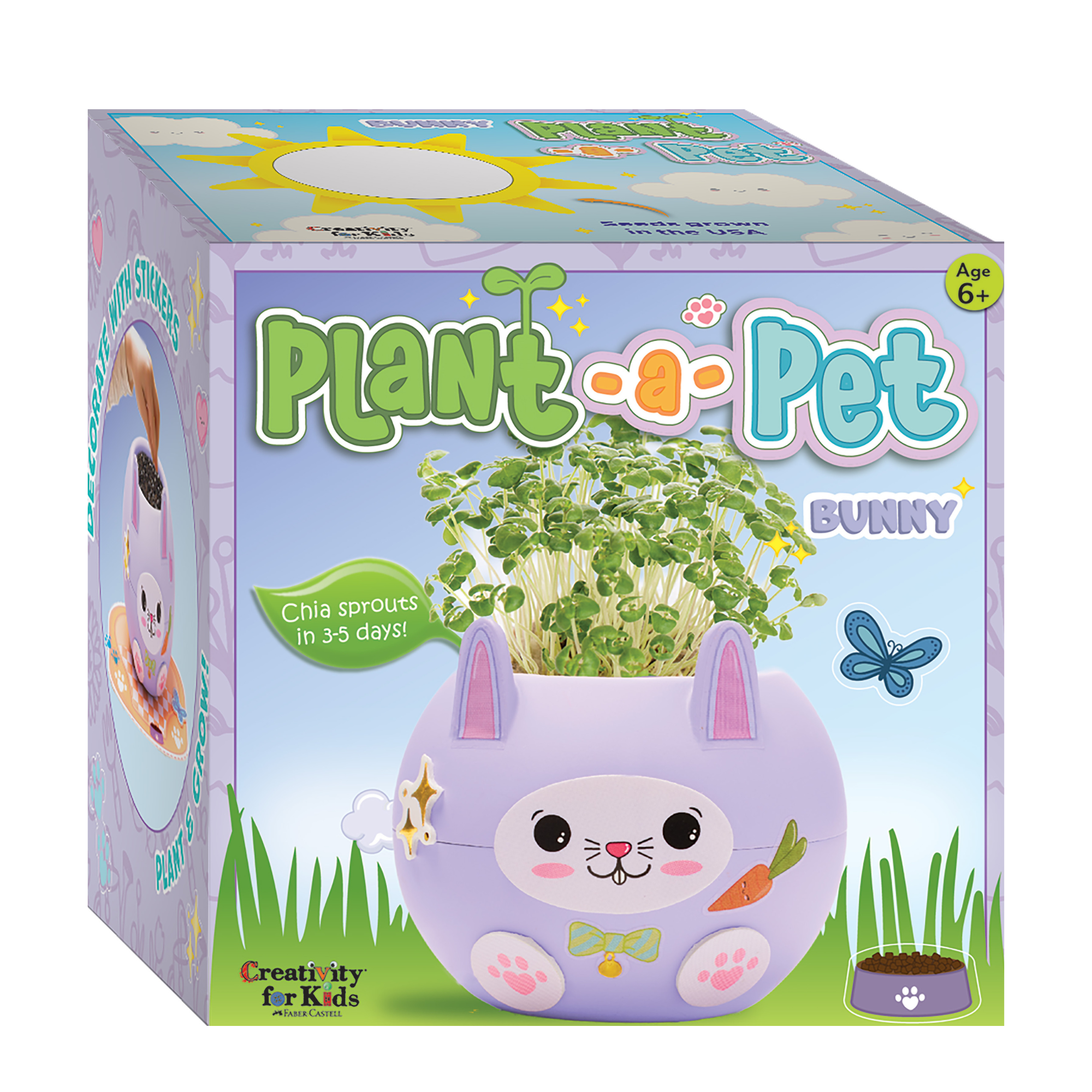 Maceta Chía Creativity for Kids Planta Una Mascota Conejito