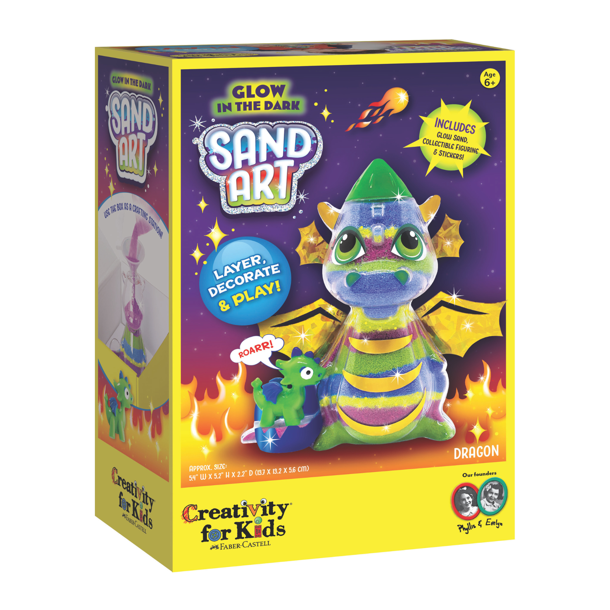 Juguete Creativity for Kids Arte arena de color -Dragón Neón