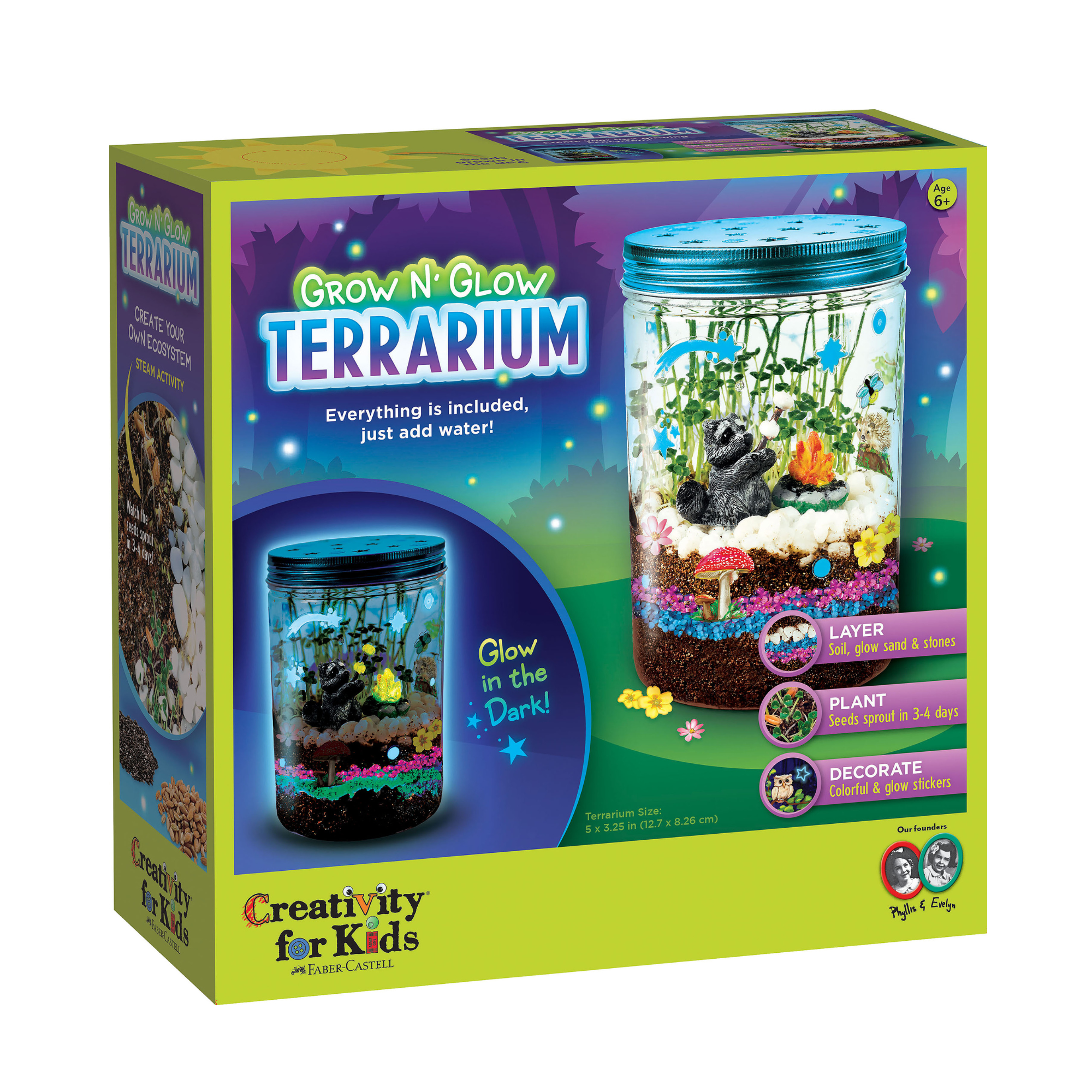 Terrario Crece y Brilla en la Oscuridad Creativity for Kids
