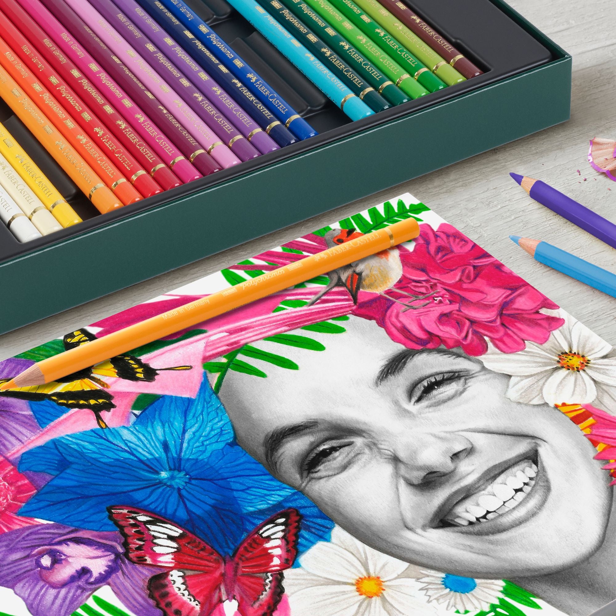 Set de Polychromos & Pitt Grafito Mate Faber-Castell x40