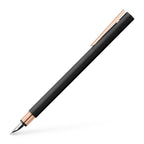 Pluma Neo Slim metal negro, rosegold, M Faber-Castell