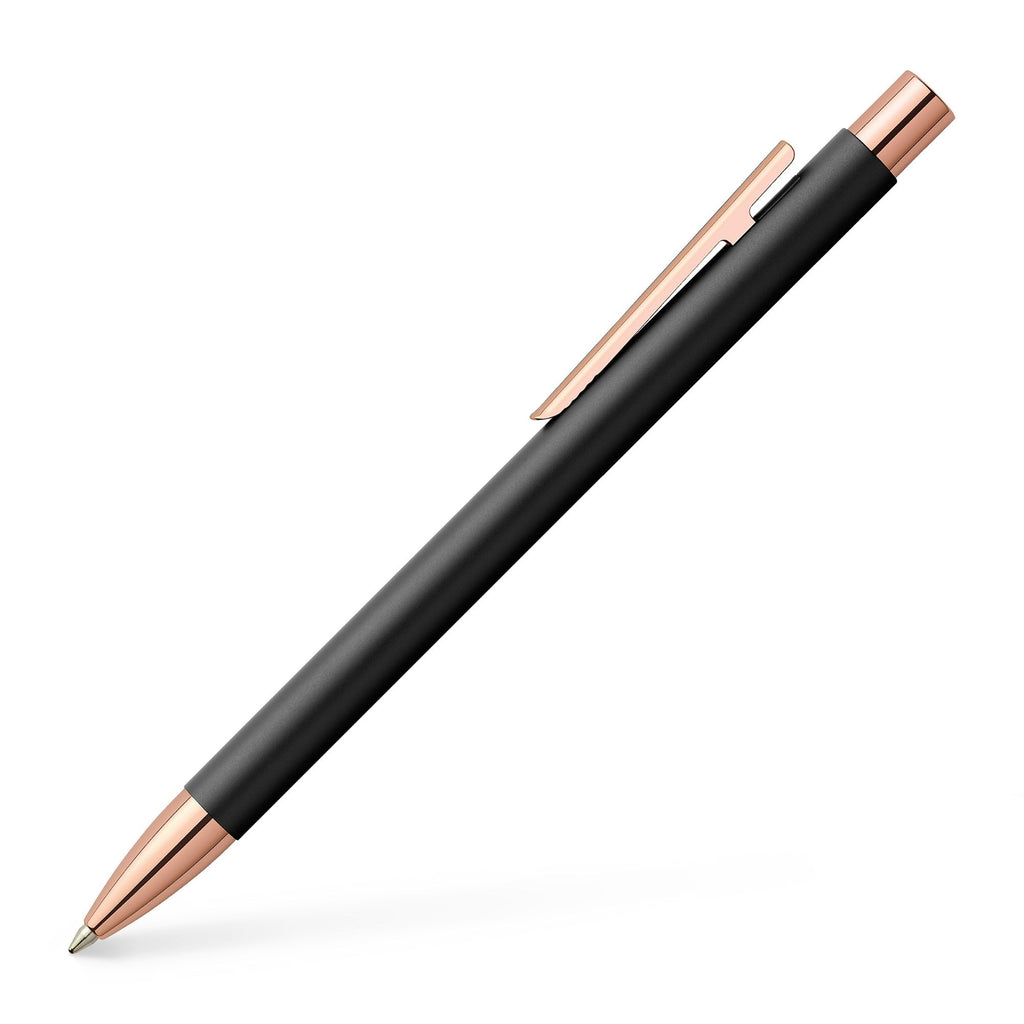Bolígrafo Neo Slim metal negro mate, rosegold Faber-Castell