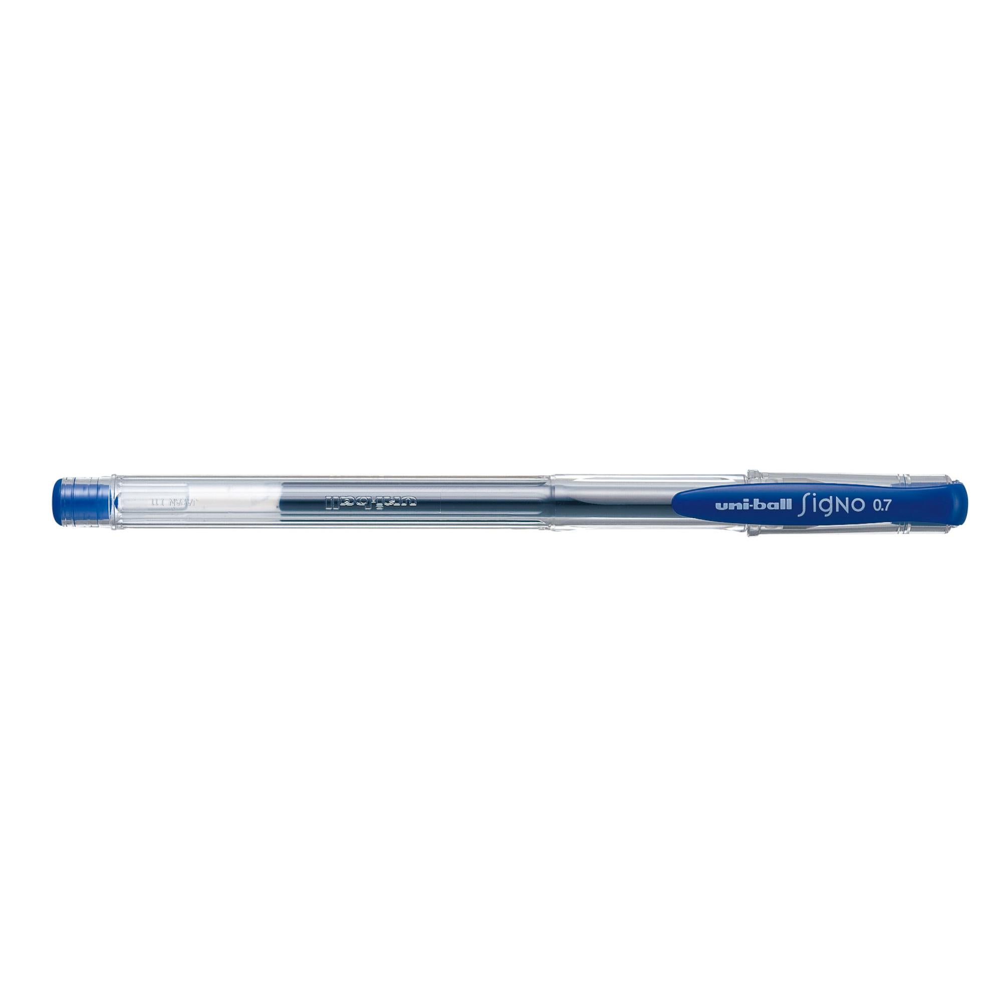 Lápices Gel Uniball Signo-100 0.7mm x2 azules