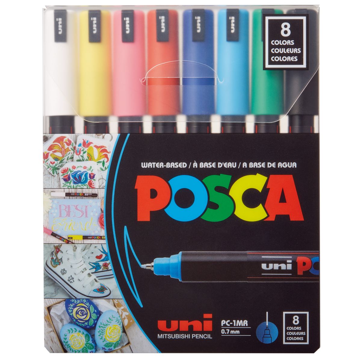 Set Marcadores POSCA 1MR 8 Colores