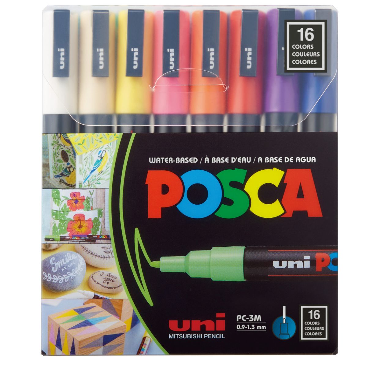 Set Marcadores POSCA 3M 16 Colores